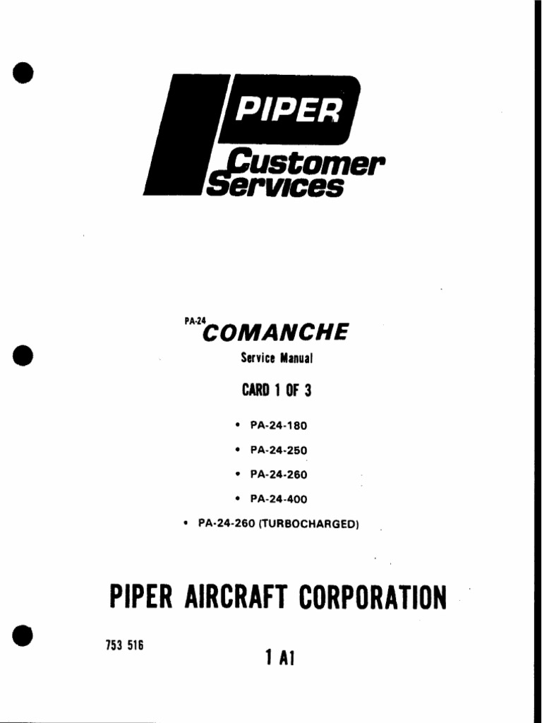 Pa 24 Service Manual, PDF, Rudder