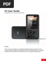 Download FiiO X3 User Guide en FW30 by Boyan Dimitrov SN231152933 doc pdf