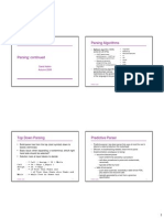 Parsing Algorithms: David Notkin Autumn 2008