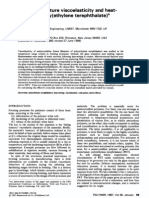 High-Temperature Viscoelasticity and Heat-Setting of Poly (Ethylene Terephthalate)