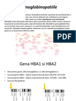 Hemoglobinopatiile