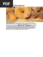 Rosquinha Frita Saborosa La Na Roça