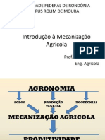 Introdução À Mecanização Agrícola