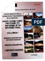 (1) Memoria Descriptiva y Estudios Bàsicos Carretera Cajamarca