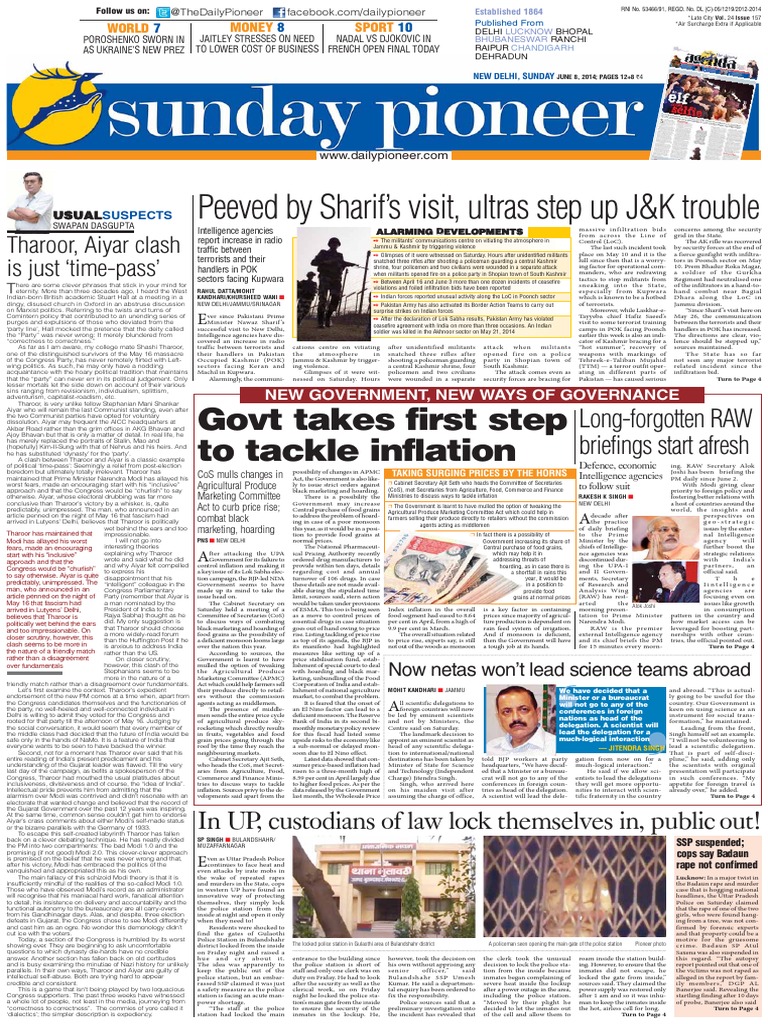Epaper Delhi English Edition 08-06-2014 PDF Violence Foods photo