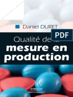 Livre Qualite de La Mesure en Production