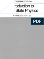Charles Kittel Intro Solid State Physics