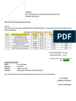 Simplex Infrastructures Limited: Offercum Proforma Invoice