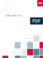 SPSS Tables 14.0