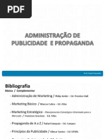 Apostila Administração em Propaganda & Publicidade