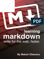 Learning Markdown - Write For The Web, Faster