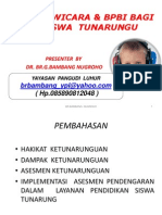 Bina Wicara Dan Bpbi (DR - Bambang)