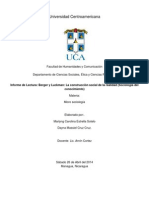 Informe de Constructivismo Social