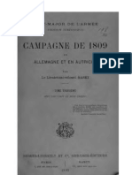 Saski - Campagne de 1809 en Allemagne Et en Autriche, Paris 1902 Vol 3