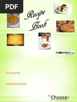 Recipe Book