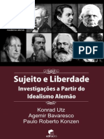 Sujeito e Liberdade a Partir Do Idealismo Alemão