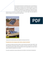 Guía Práctica de Una Instalación de Energía Solar Térmica