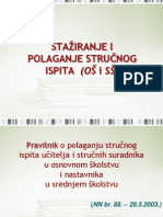 Staziranje I Polaganje Strucnog Ispita