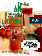 Fresh Vegetable and Fruit Juices