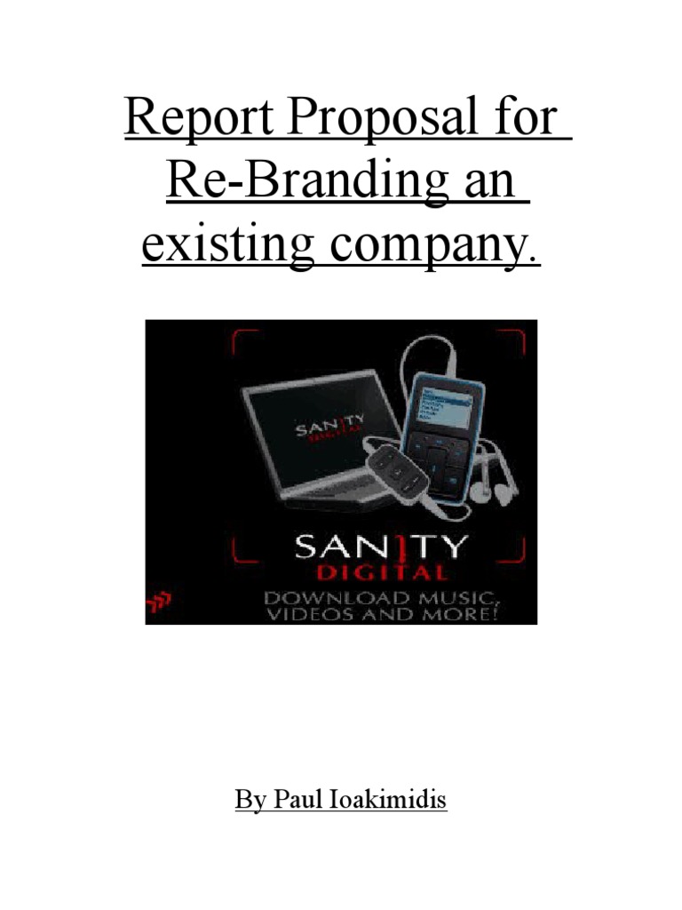 Re-Branding Project Proposal | PDF | Brand | Swot Analysis