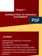 CH 1 - Introduction To Financial Management