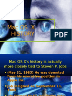 Mac OS X HISTORY