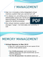 MEMORY MANAGEMENT Mac Os X