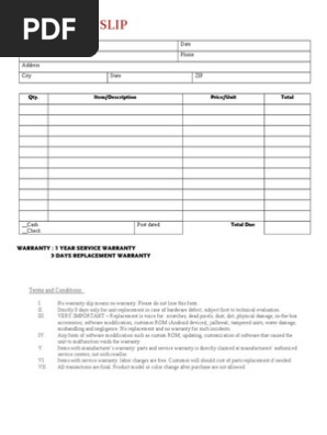 Warranty