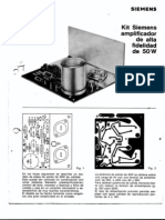 Amplificador Siemens 50W