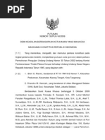 Download Putusan Sela Mahkamah Konstitusi - Uji Materi Pasal 32 ayat 1 c UU KPK by Ari Juliano Gema SN23121407 doc pdf