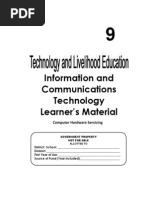 TLE-ICT-Computer Hardware Servicing Grade 9