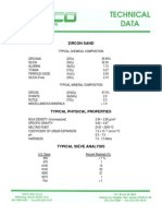 Zircon Technical Data Sheet