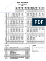 Jadual Waktu Induk 2014