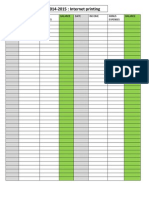 SY 2014-2015: Internet Printing: Income Minus Expenses Balance Date Income Minus Expenses Balance