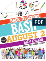 Back to School Bash Cards 2014