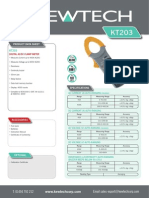 Product Data Sheet: Digital Ac/Dc Clamp Meter