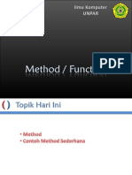 Method Function