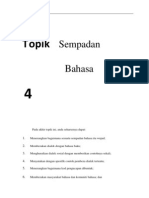 Topik 4 Sempadan Bahasa