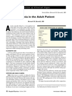 Anemia in The Adult Patient