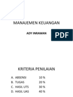 Materi Manajemen Keuangan