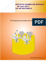 Bahan Kreativitas Sekolah Minggu 20 Juli 2014 PIA Kumetiran