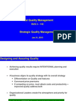 QUALITY MANAGEMENT STRATEGIES