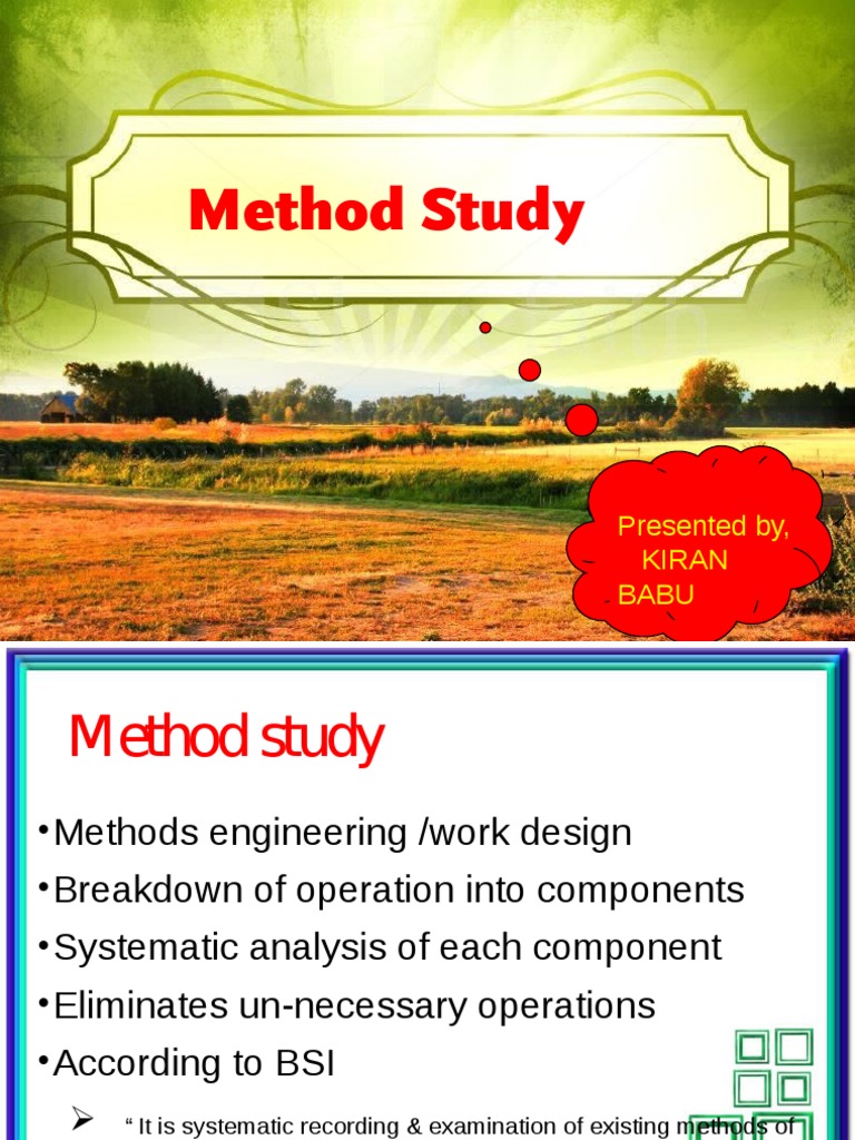 WHAT IS METHOD ANALYSIS IN OPERATIONS MANAGEMENT intelligence overview