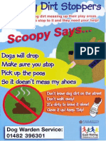 ERYC - Children's Dog Fouling Poster