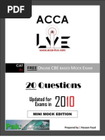 Download wwwacca-livecom  CAT - T1 Recording Financial Transactions Mock Exam by ACCALIVE SN23124431 doc pdf