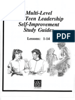 Multilevel Teen Leadership Project Study Guides in PDF