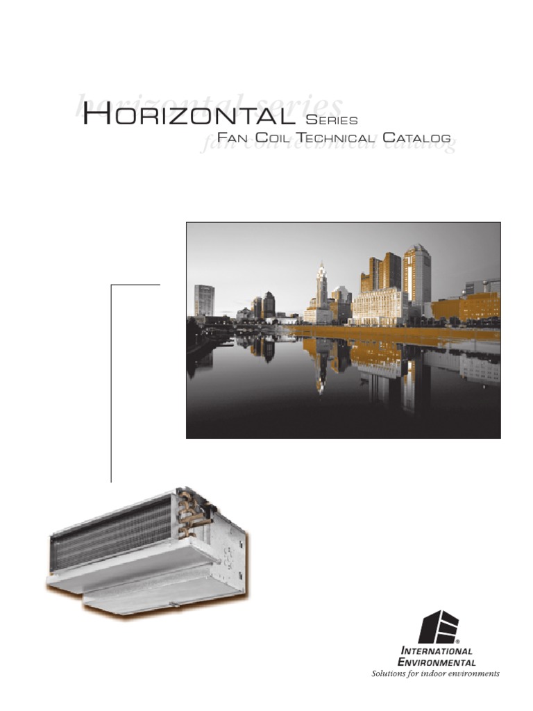 Catálogo IEC FanCoils PDF Hvac Duct (Flow)