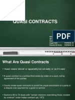 Quasi Contract (68 72)