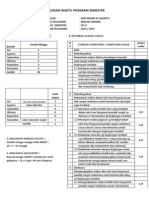 Alokasi Waktu Program Semester Kelas Vii