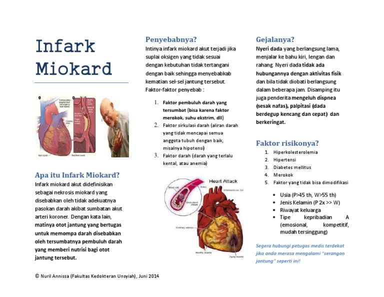 Penyebab dan Gejala Infark Miokard Akut | PDF